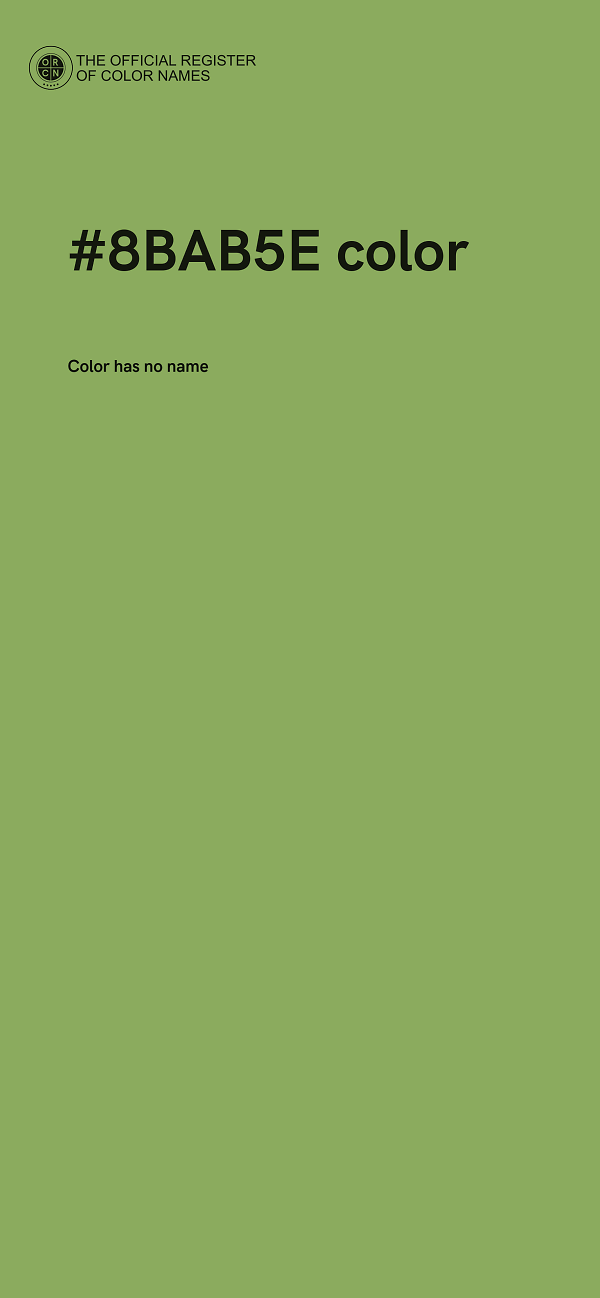 #8BAB5E color image