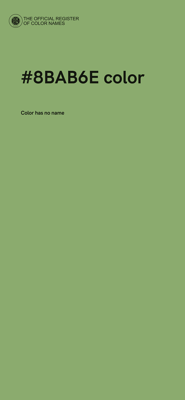 #8BAB6E color image
