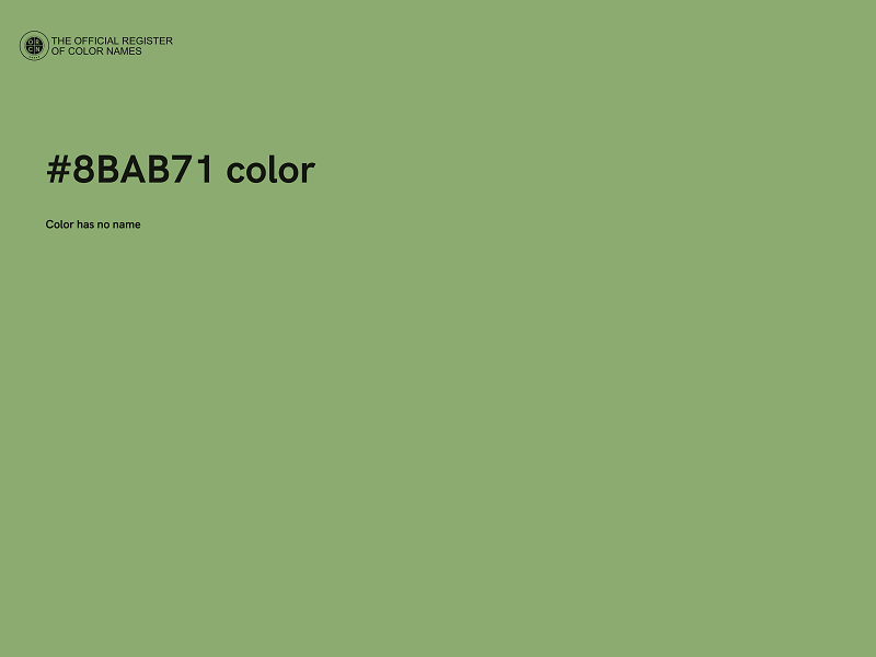 #8BAB71 color image