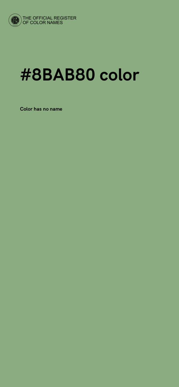 #8BAB80 color image