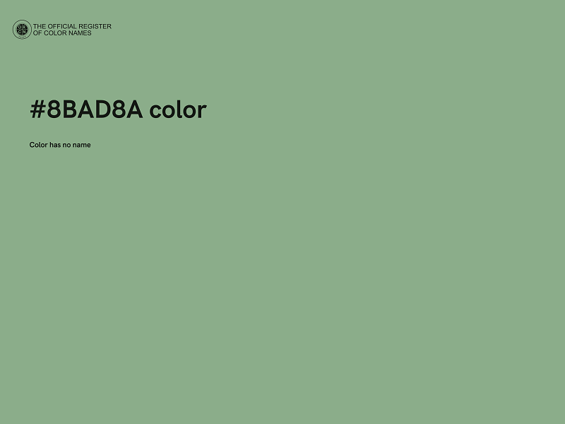 #8BAD8A color image