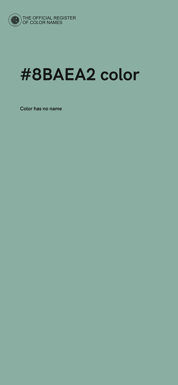 #8BAEA2 color image