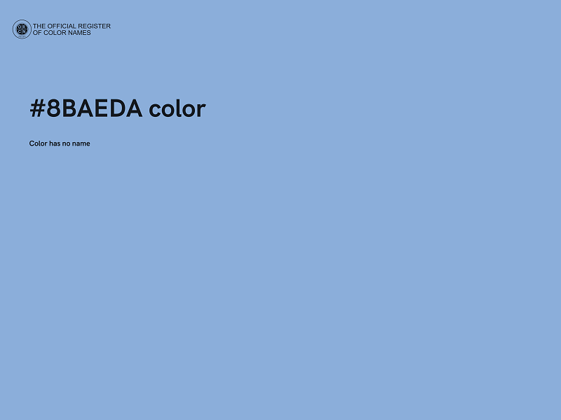#8BAEDA color image