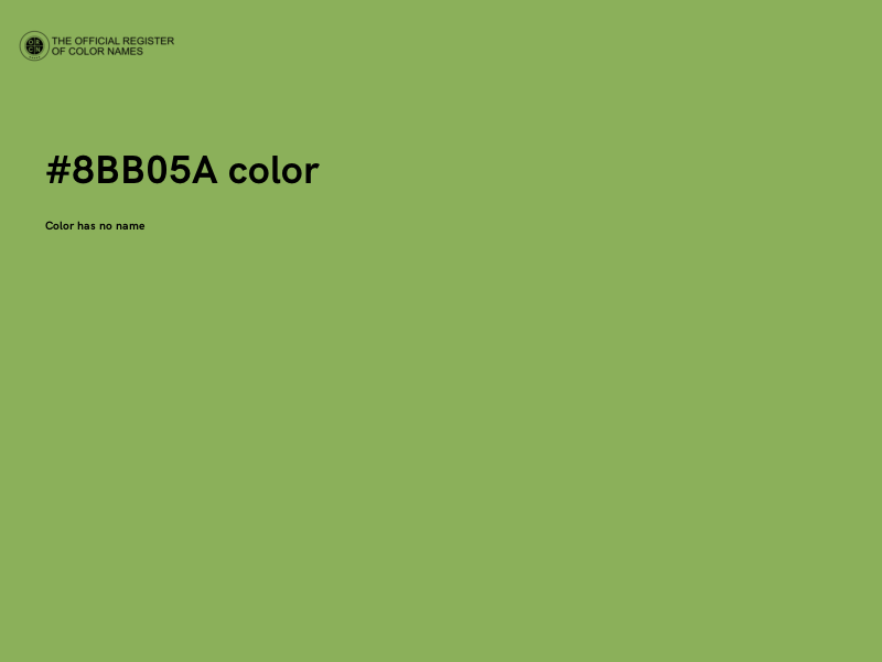 #8BB05A color image