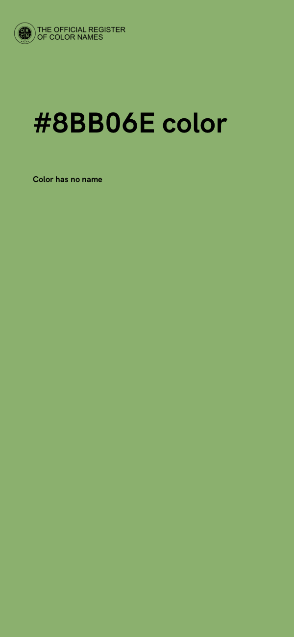 #8BB06E color image