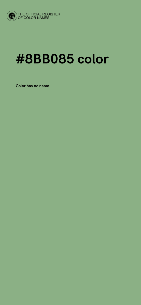 #8BB085 color image