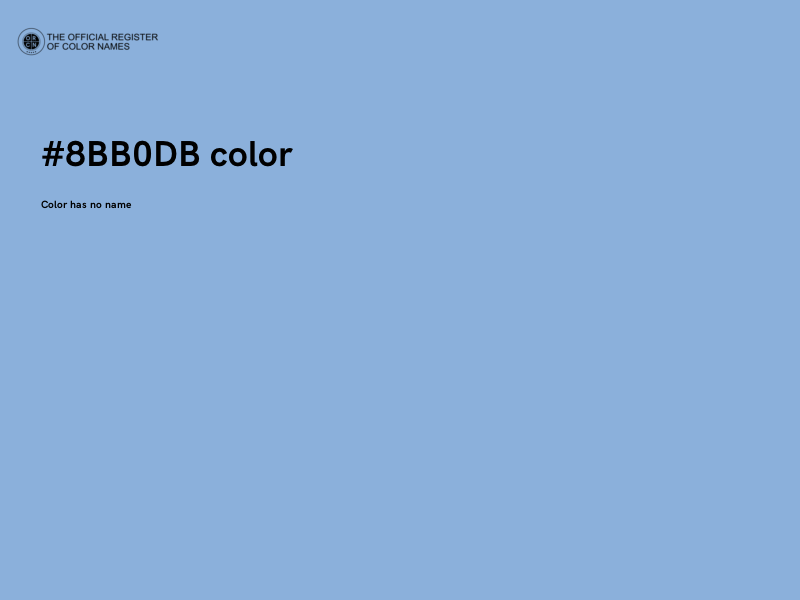 #8BB0DB color image