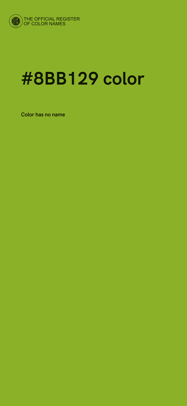 #8BB129 color image