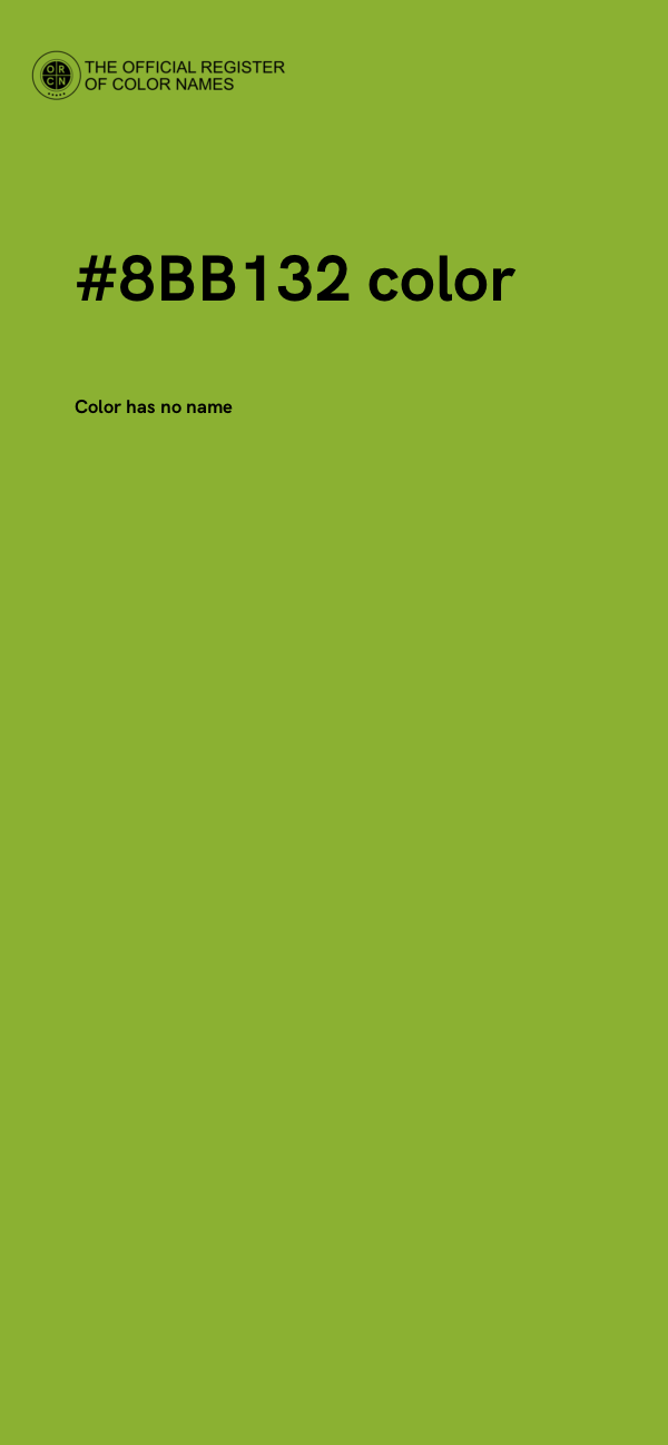 #8BB132 color image