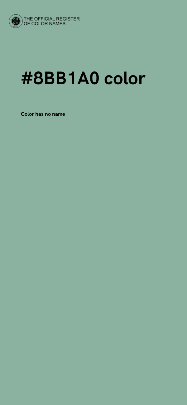 #8BB1A0 color image