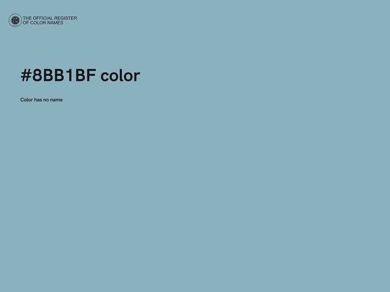 #8BB1BF color image