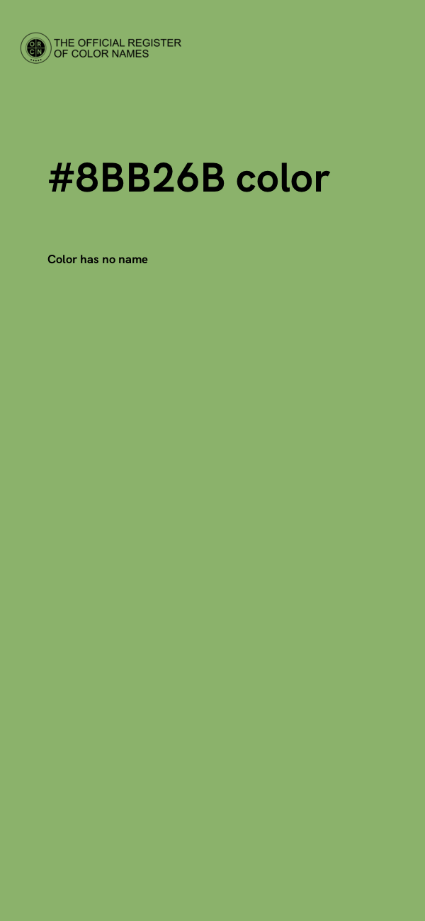 #8BB26B color image