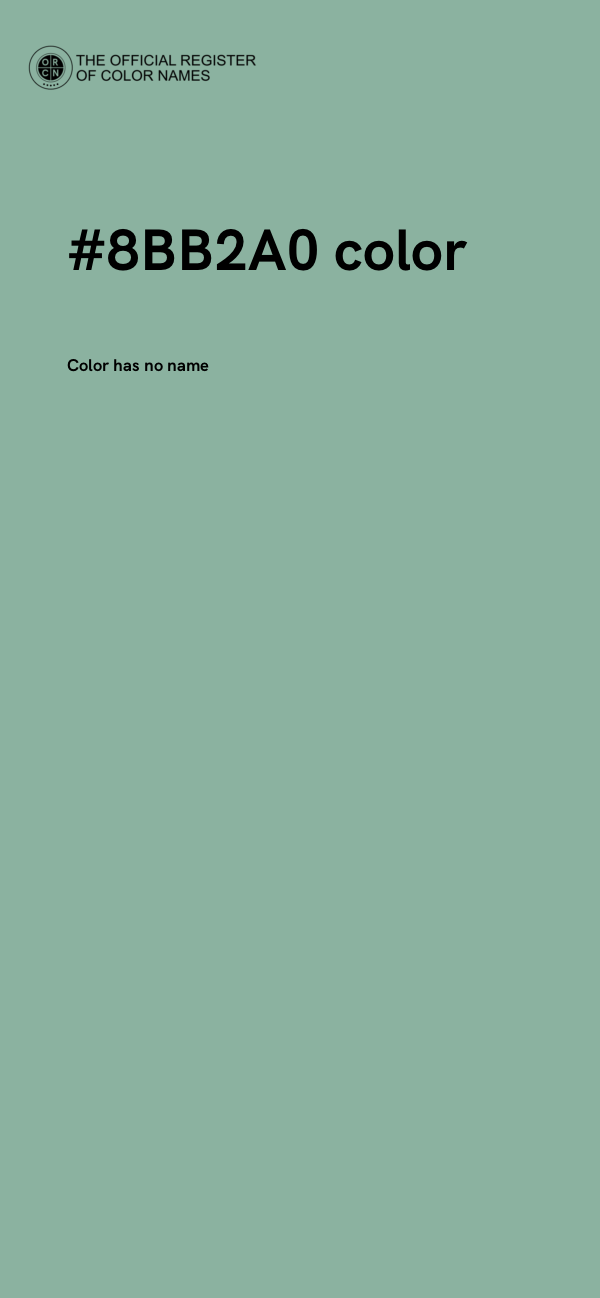 #8BB2A0 color image