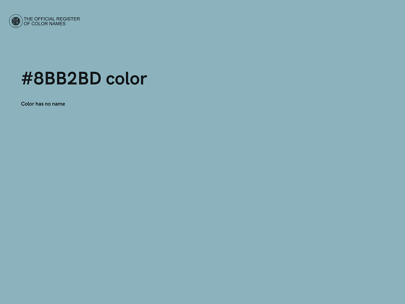 #8BB2BD color image