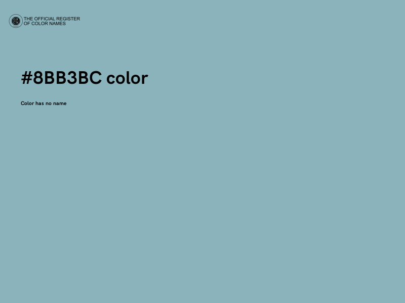 #8BB3BC color image