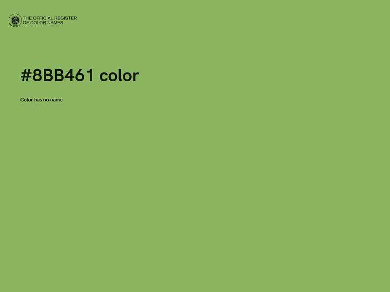 #8BB461 color image