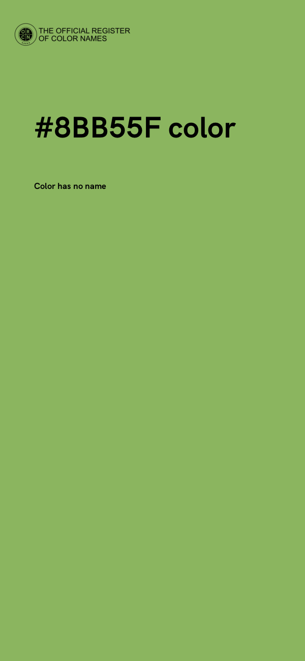 #8BB55F color image
