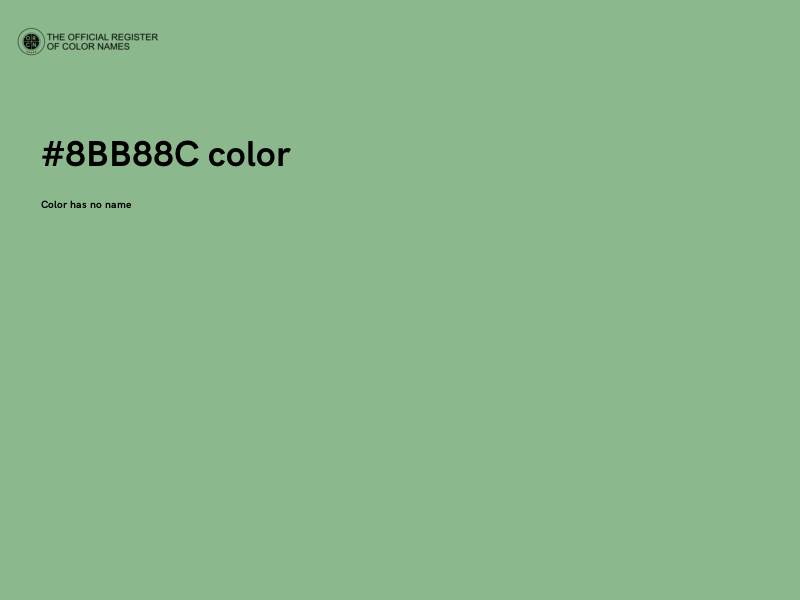 #8BB88C color image