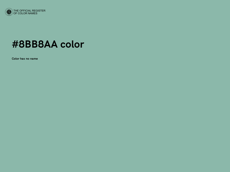 #8BB8AA color image