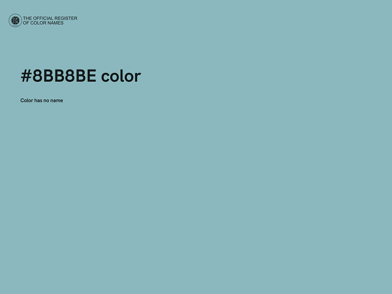 #8BB8BE color image