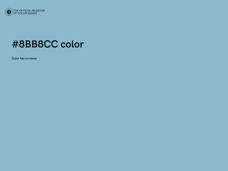 #8BB8CC color image
