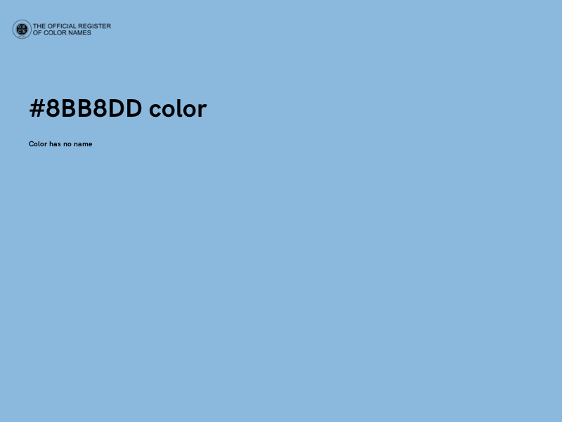 #8BB8DD color image