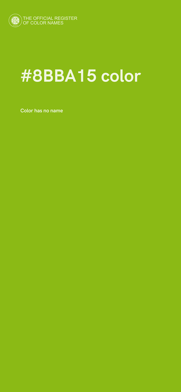 #8BBA15 color image