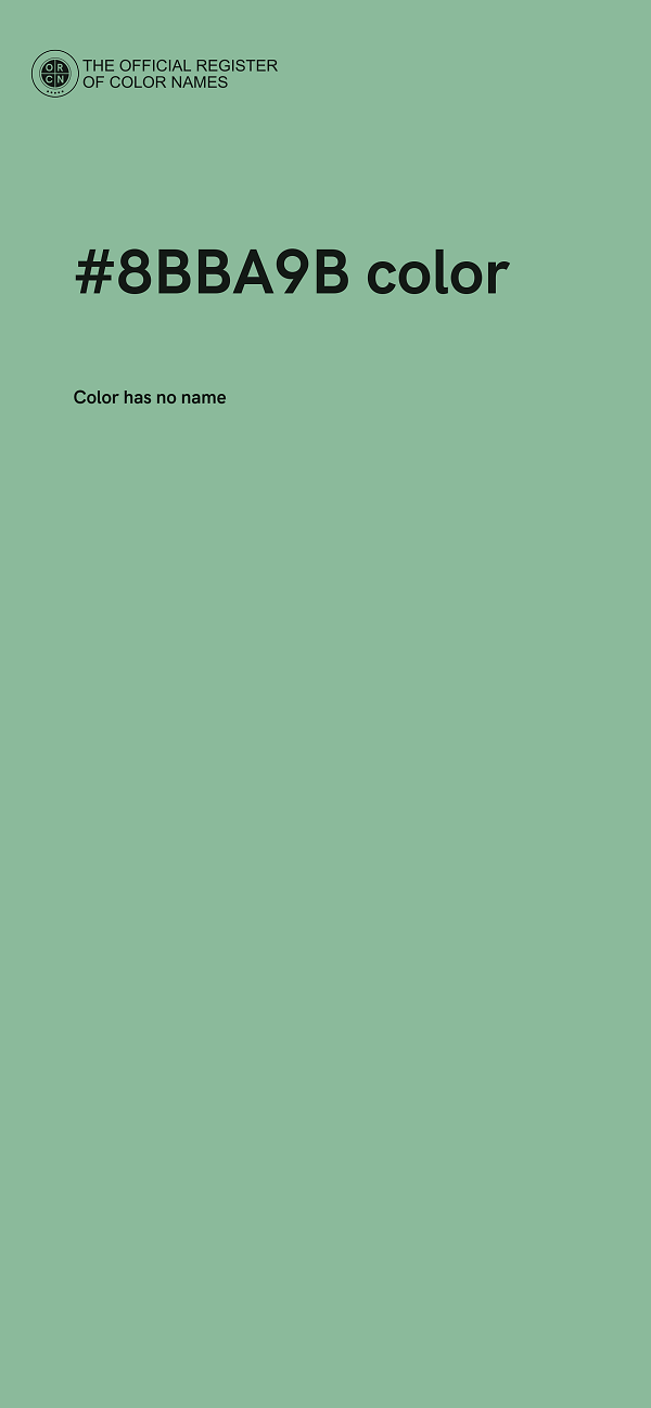 #8BBA9B color image