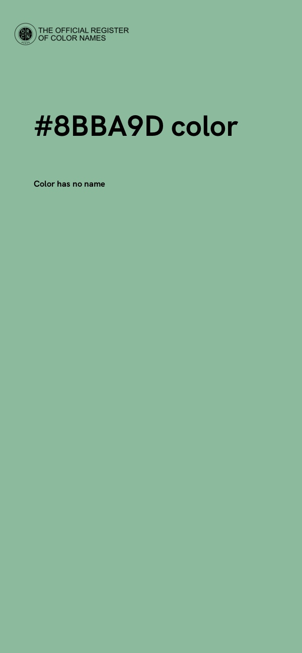 #8BBA9D color image