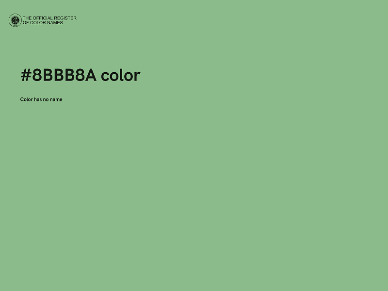 #8BBB8A color image