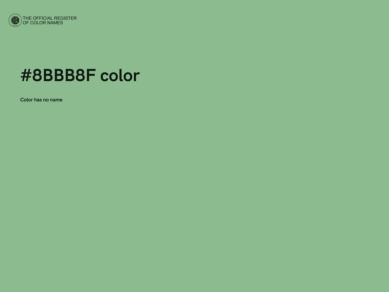 #8BBB8F color image