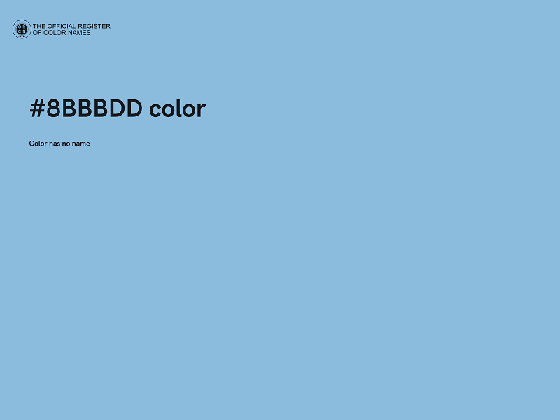 #8BBBDD color image