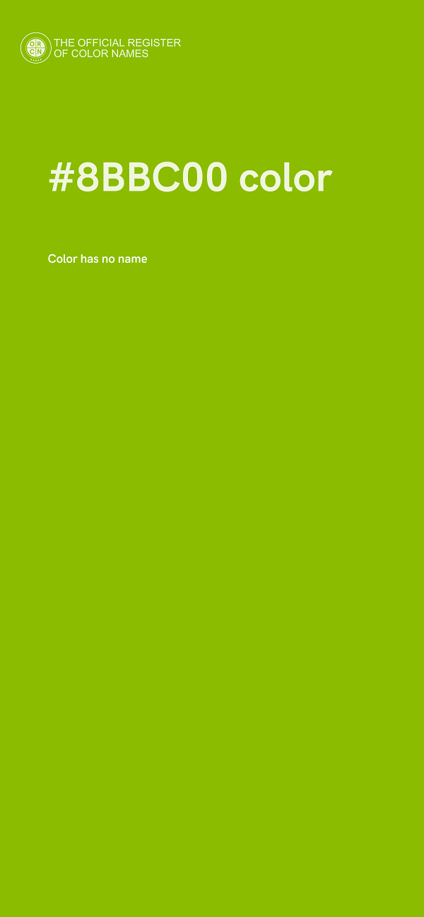 #8BBC00 color image