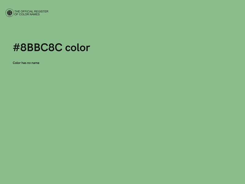 #8BBC8C color image