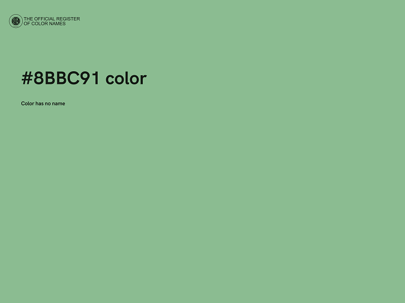 #8BBC91 color image