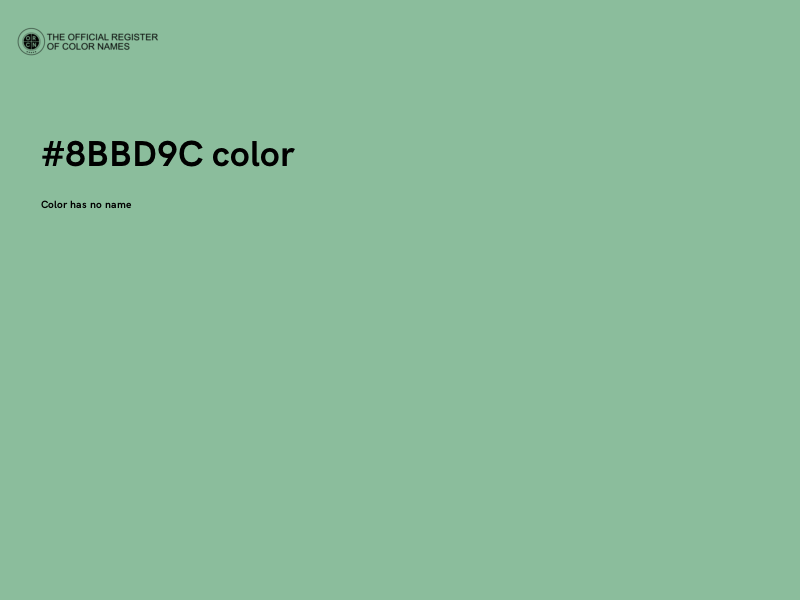 #8BBD9C color image