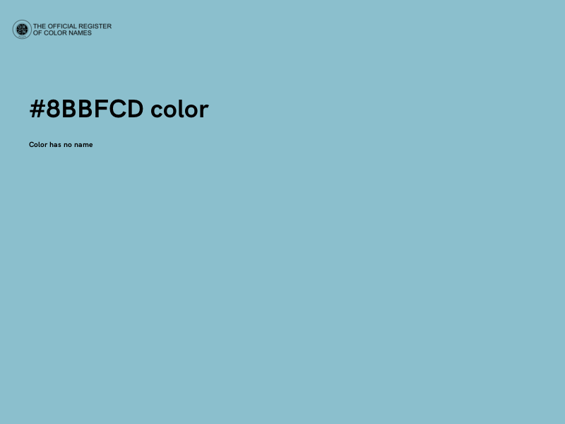 #8BBFCD color image