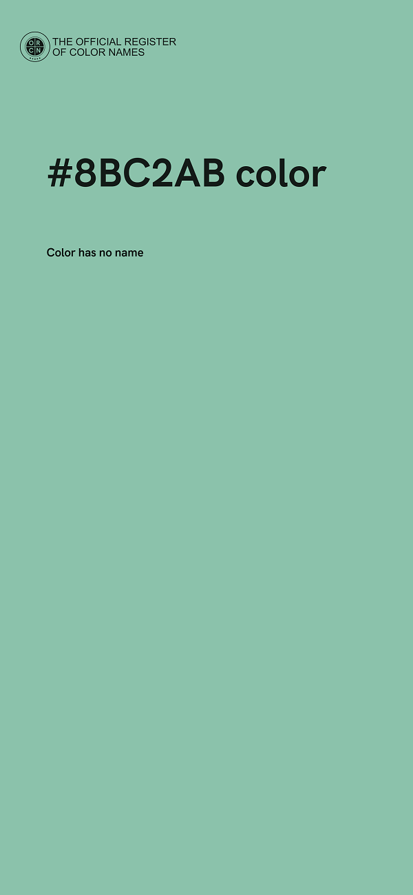 #8BC2AB color image