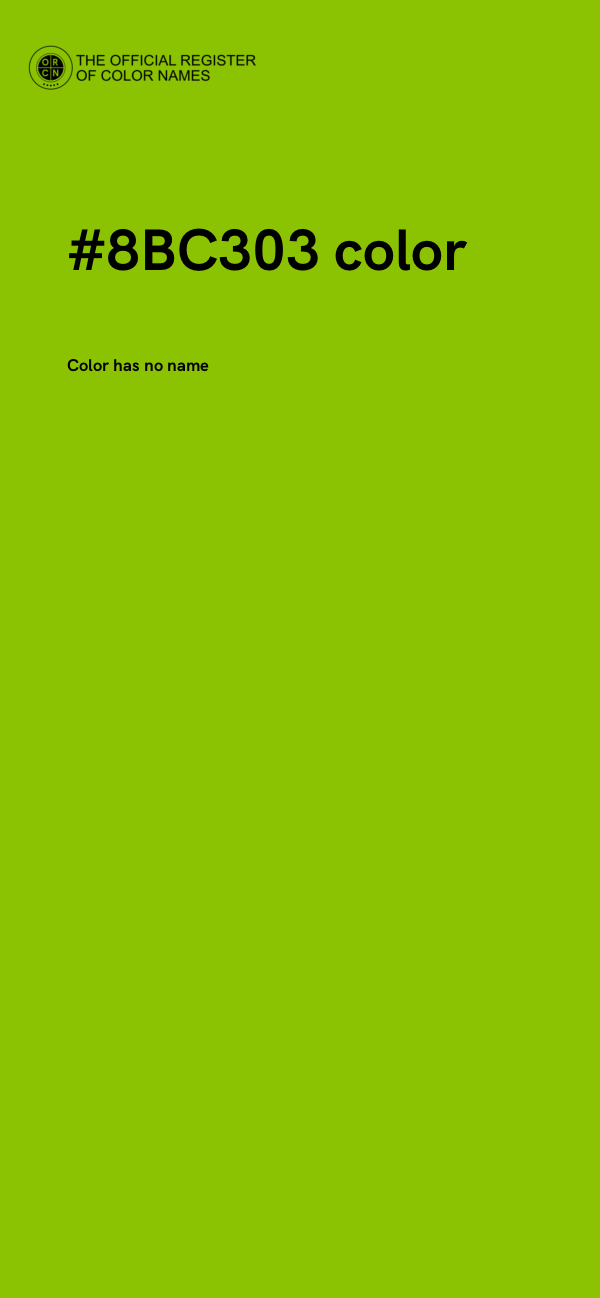 #8BC303 color image