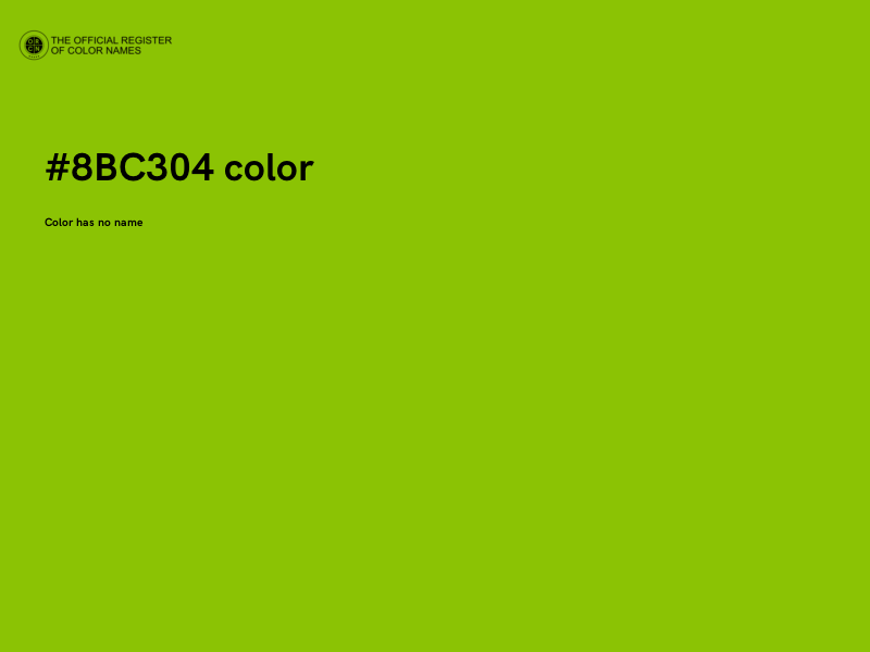 #8BC304 color image