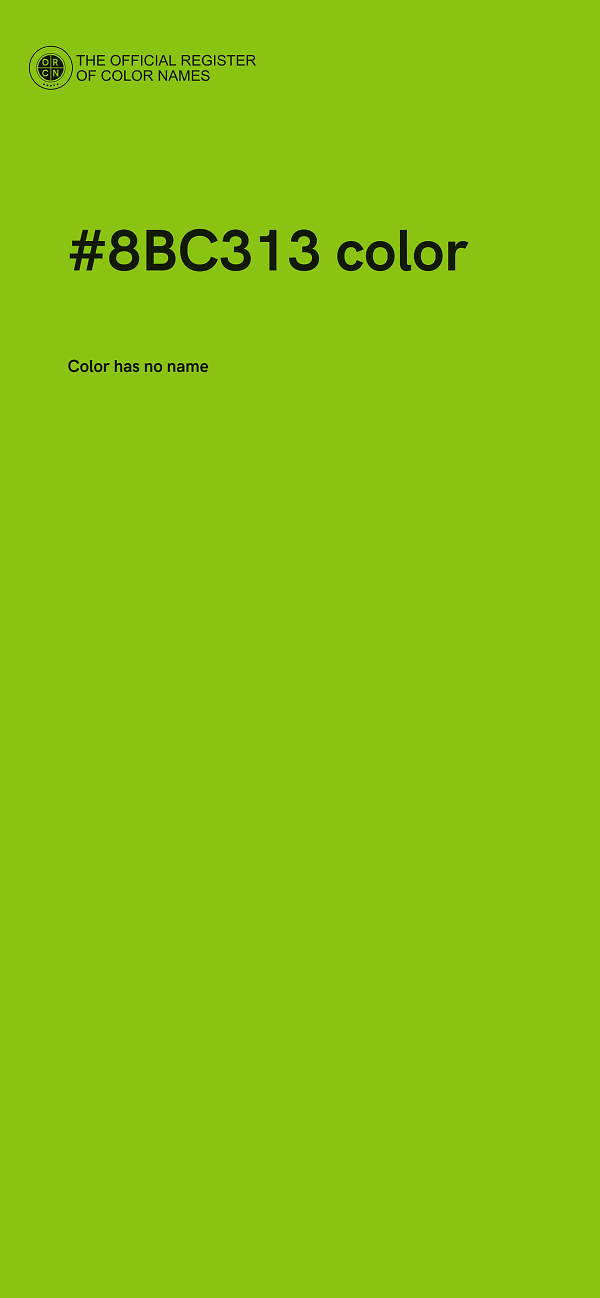 #8BC313 color image