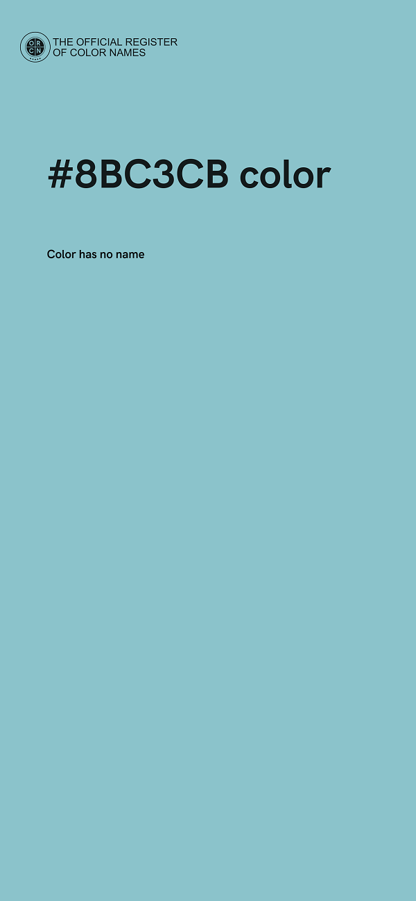 #8BC3CB color image