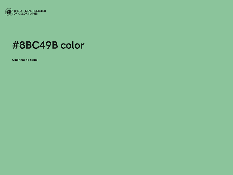 #8BC49B color image