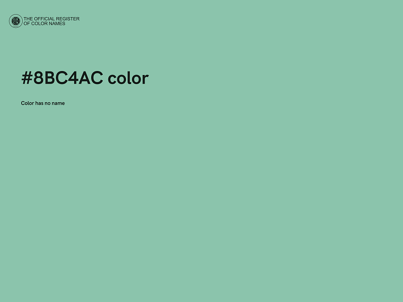 #8BC4AC color image