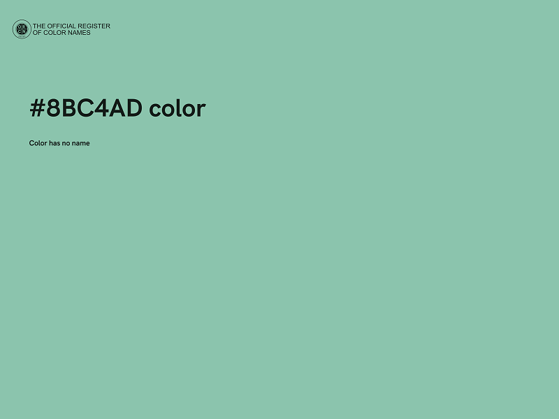 #8BC4AD color image