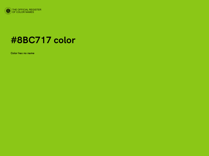 #8BC717 color image
