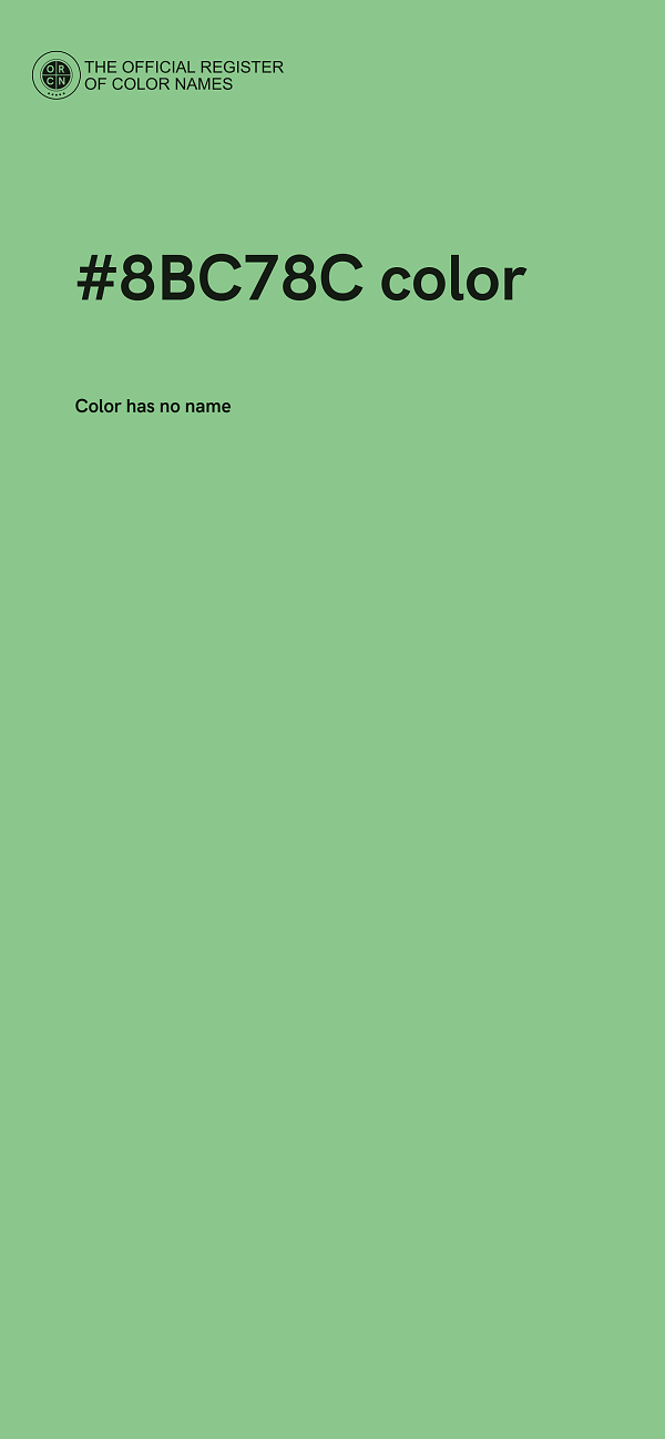 #8BC78C color image