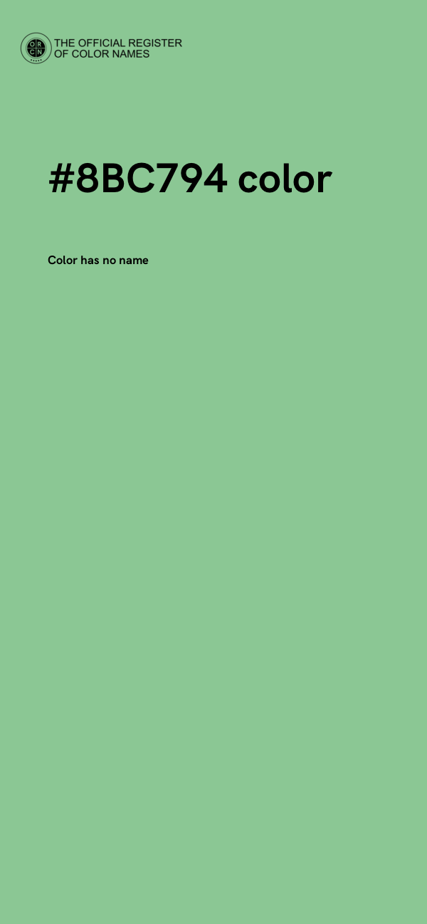 #8BC794 color image