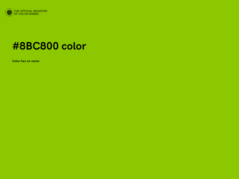 #8BC800 color image