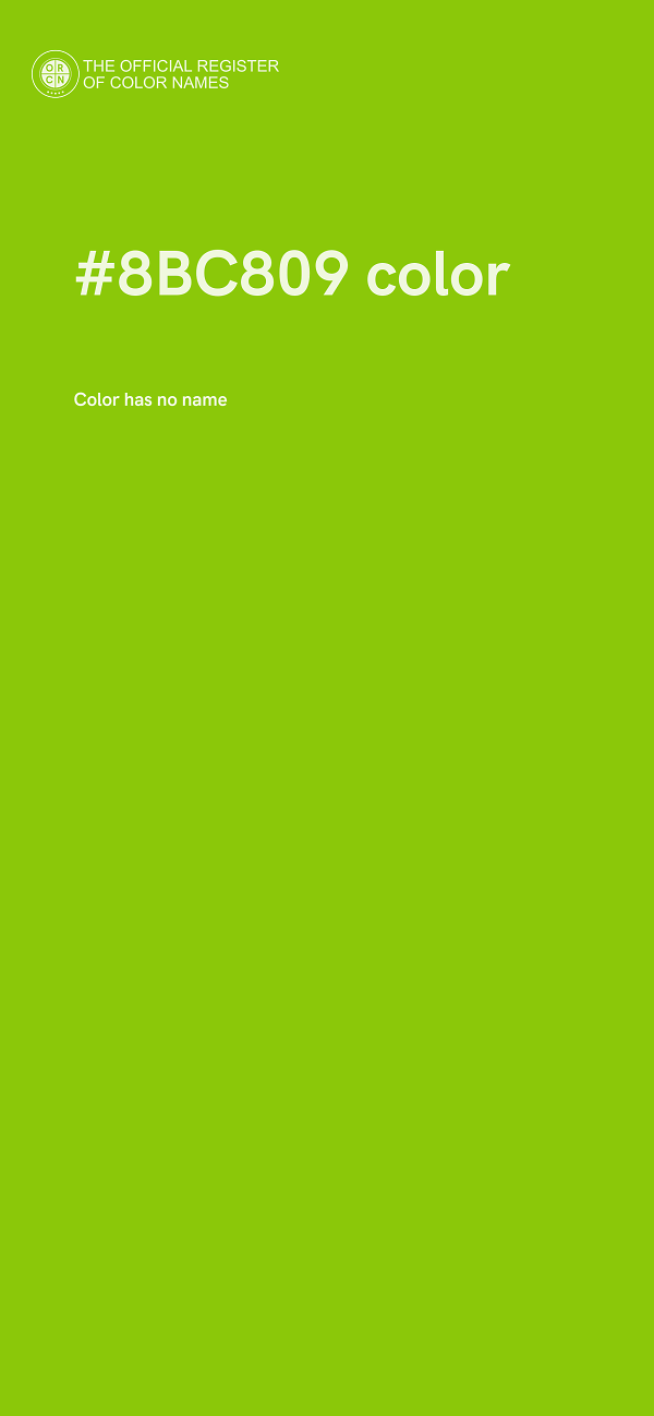 #8BC809 color image